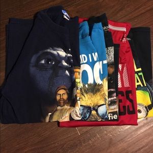 👬🎈5 Boys Short Sleeve Printed Tee’s Shirt👬